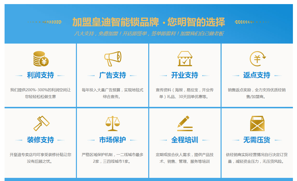 智能锁加盟